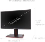 VIEWSONIC 24" Gaming Monitor, 144Hz refresh rate, 1ms, DP/HDMIX2, 1920x1080, 2W speaker x 2 - Image 3