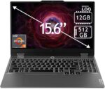 Lenovo LOQ 15.6" FHD Gaming Laptop - AMD Ryzen 5 7235HS - 12GB RAM - NVIDIA GeForce RTX 4050 - 512GB SSD - WIn11 - Grey - Image 4