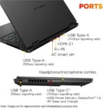 HP OMEN 16-AN0119 GAMING Core? Ultra 9 285H 1TB SSD 16GB 16" (2560x1600) 240Hz WIN11 NVIDIA? RTX 5070 8192MB SHADOW BLACK RGB Backlit Keyboard. - Image 8